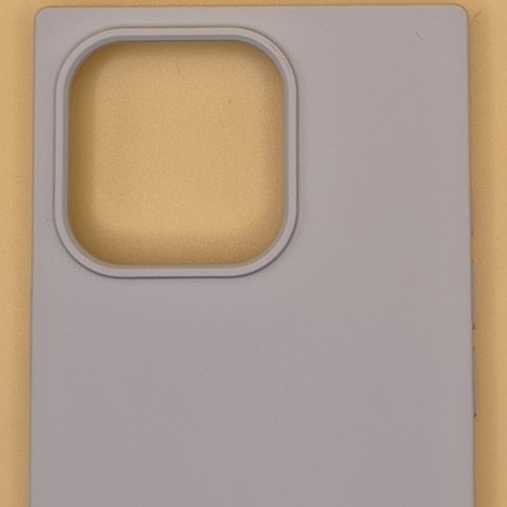 iPhone 16 Pro Rectangle Silicone Case Microfiber Lining MagSafe-Antique White